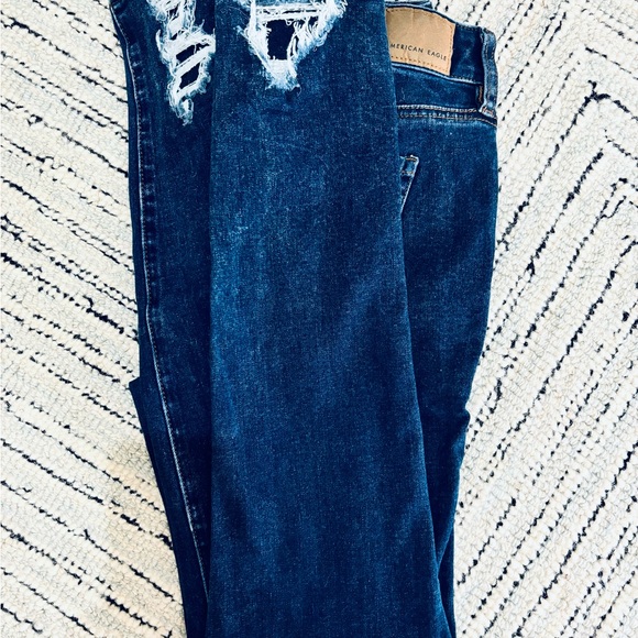 American Eagle AEO Hi-Rise “The Dream Jean” Jeggings, 4 Regular. EUC! - Picture 7 of 7